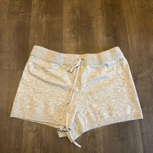 No Boundaries Light Gray Women's Comfy Shorts